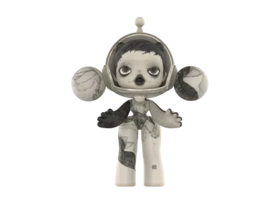POP MART "MEGA COLLECTIONS" Alpha SKULLPANDA 1000% Egon Schiele