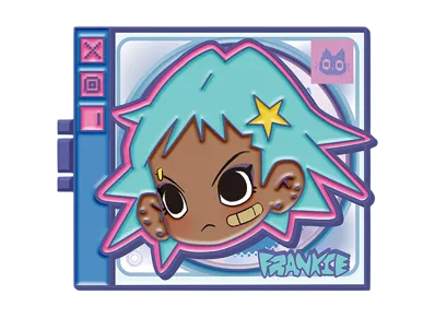 POP MART Lil Peach Riot Loading! Series Pin FRANKIE