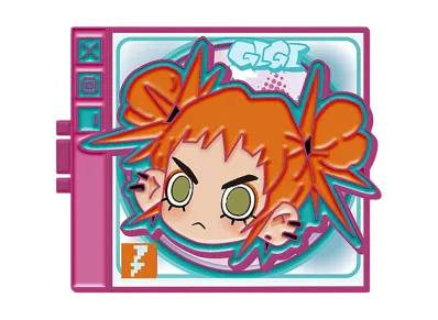 POP MART Lil Peach Riot Loading! Series Pin GIGI