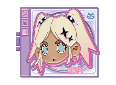 POP MART Lil Peach Riot Loading! Series Pin POPPY