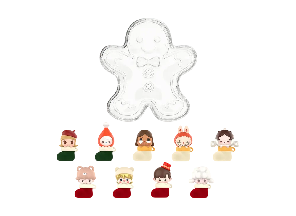 POP MART POP BEAN Christmas Socks Series Box Set