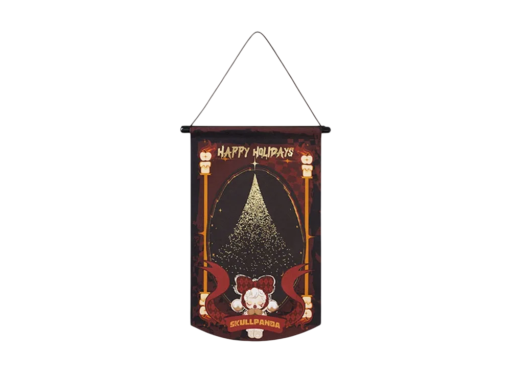 POP MART SKULLPANDA Tell Me What You Want Badge Flag