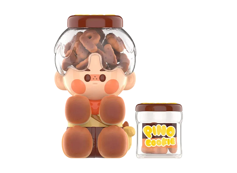 POP MART "Figurine" PINO JELLY Chocolate Cookie Big Size