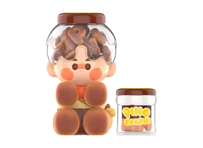 POP MART "Figurine" PINO JELLY Chocolate Cookie Big Size