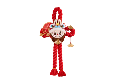 POP MART Wealthy Snake's New Year Celebration LABUBU Plush Door Decoration