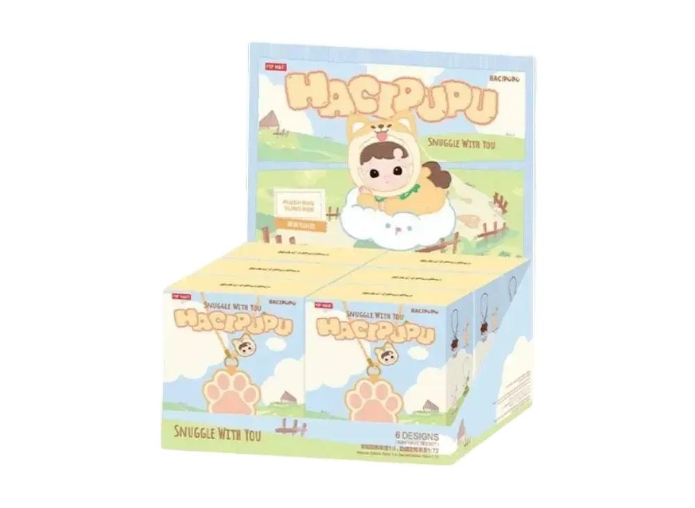 POP MART HACIPUPU Snuggle With You Series Plush Bag [Assortment Box]