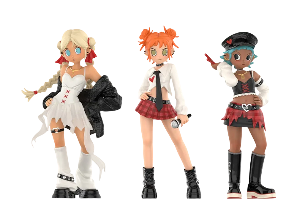 ポップマート フィギュリン Peach Riot Bloody Valentineの価格・売買