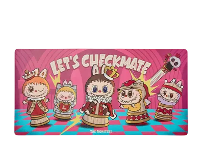 POP MART THE MONSTERS (LABUBU) Let's Checkmate Desk Mat