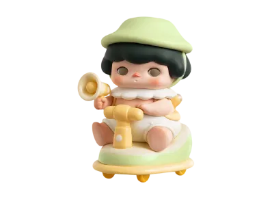 POP MART "Figurine" PUCKY Stroller Baby