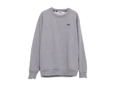 FILA One Point Big Silhouette Embroidered Logo Sweatshirt Sweatshirt Fleece "AshGray"