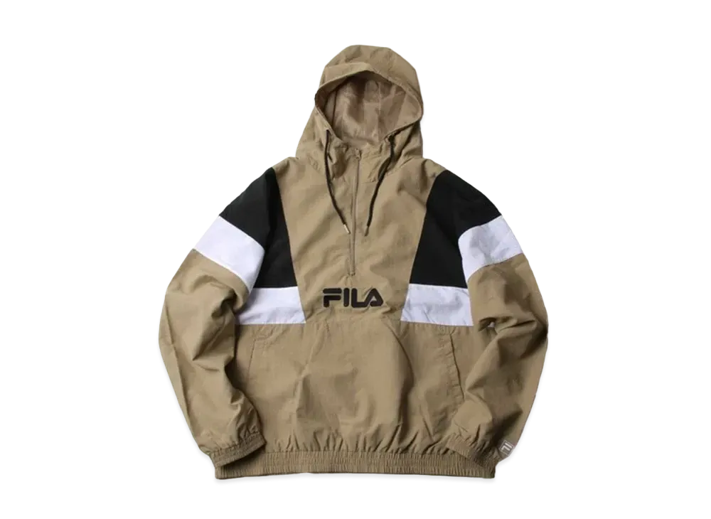 FILA Nylon Switching Anorak "Beige"