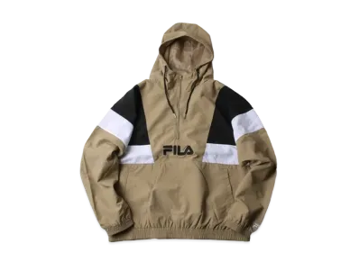 FILA Nylon Switching Anorak "Beige"
