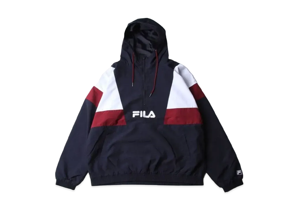 FILA Nylon Switching Anorak "Navy"