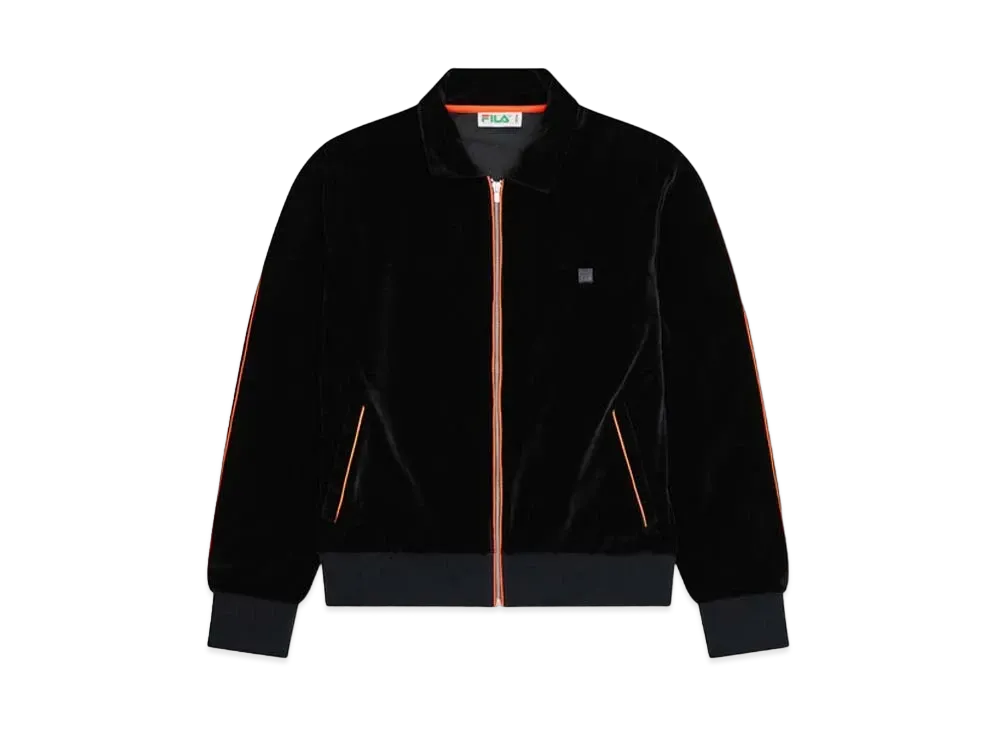 FILA+ Velour Track Top "Jet Black"
