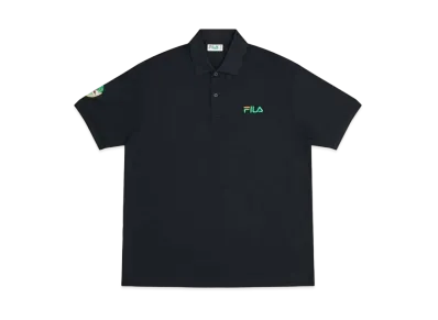 FILA+ Linear Crest Technical Polo "Jet Black"