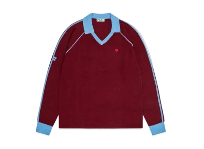 FILA+ Line Squadra Knit Top "Burgundy"
