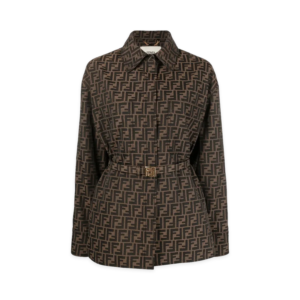 FENDI Women's Jackets "Brown"