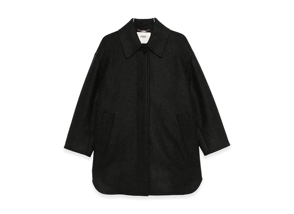 FENDI Women'sCoats "Dark Gray"