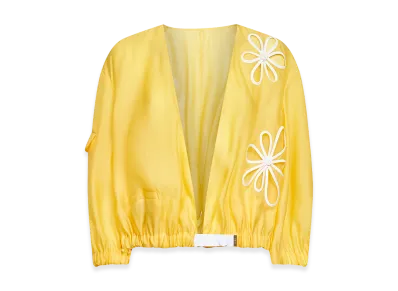 FENDI Women's Organza Jacket "Yellow"