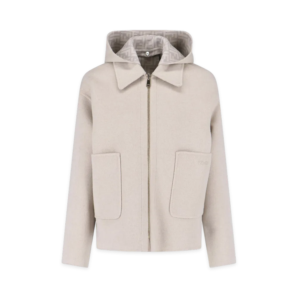 FENDI Women's Jackets "Beige/White"