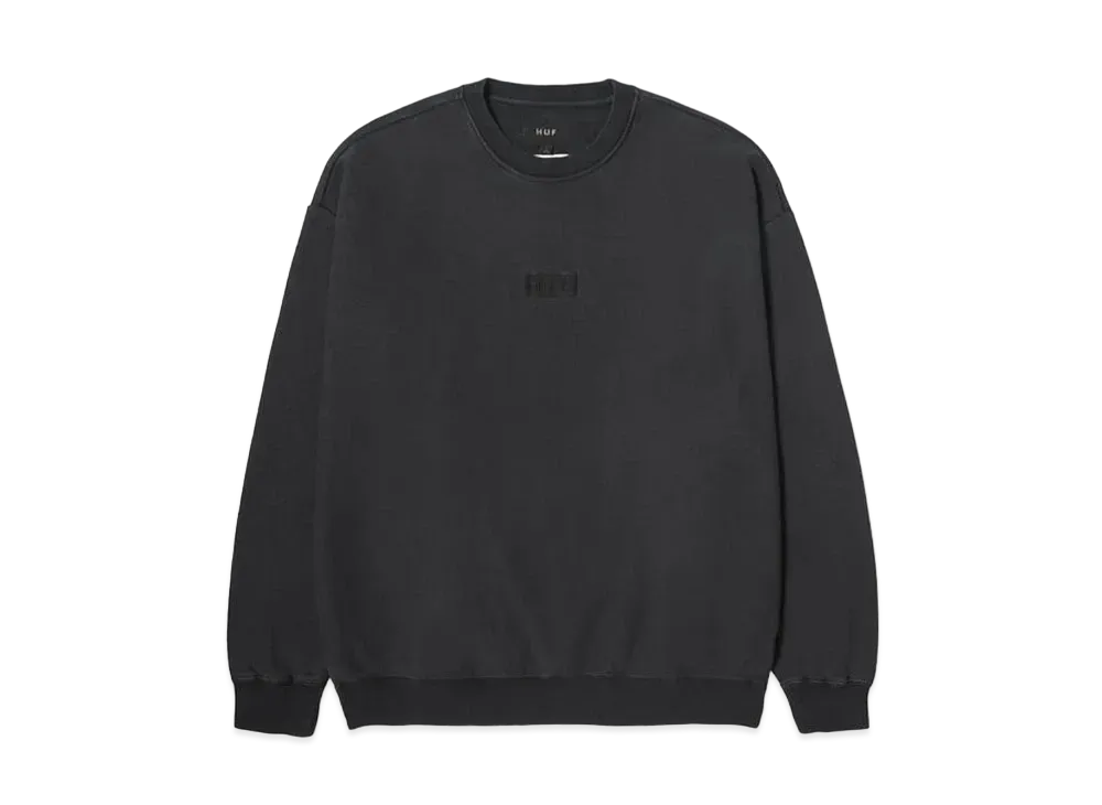 HUF Mason Crewneck Fleece "Washed Black"