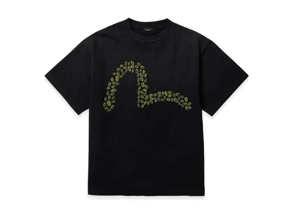 F-LAGSTUF-F x EVISU SS T-Shirt "Black"