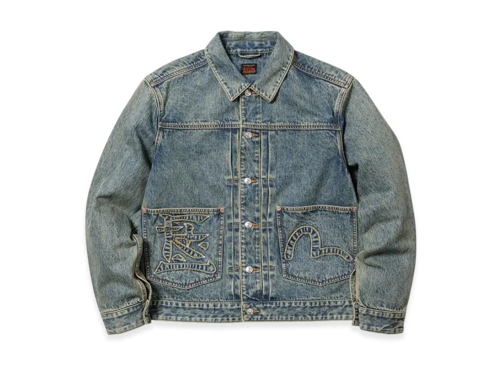 F-LAGSTUF-F x EVISU Tracker Jacket "Indigo"