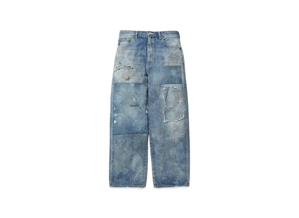 F-LAGSTUF-F Boro Denim Pants "Indigo"