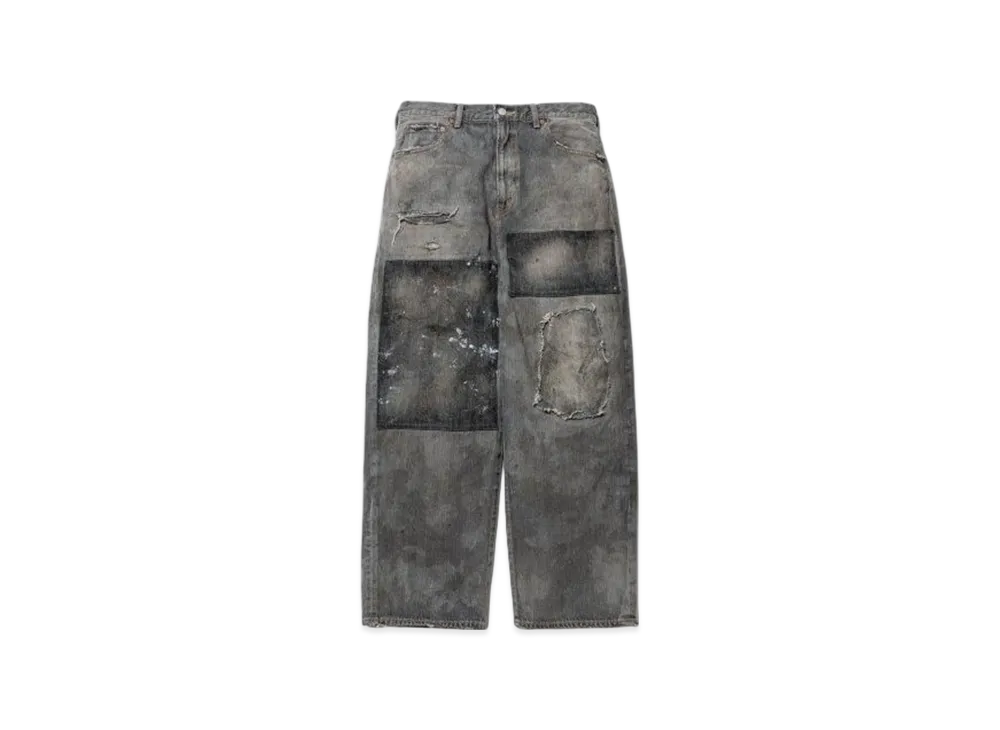 F-LAGSTUF-F Boro Denim Pants "Black"