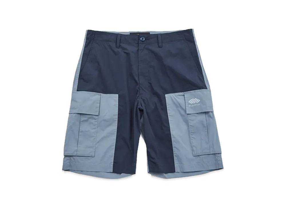 F-LAGSTUF-F 2Tone Cargo Shorts "Navy/Gray"