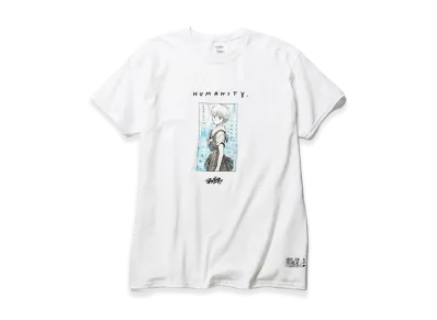 F-LAGSTUF-F x VIDEO GIRL "HUMANITY" Tee "White"