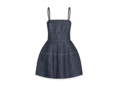 FENDI Women's FF Denim Dress "Indigo Blue"