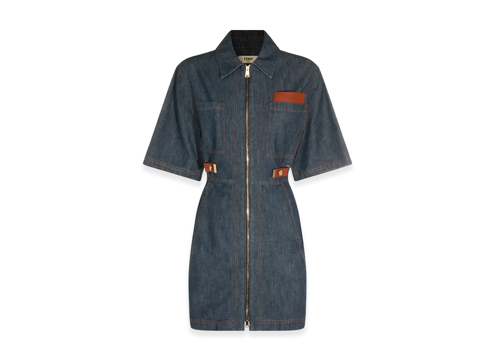 FENDI Women's Dresses "Blue"