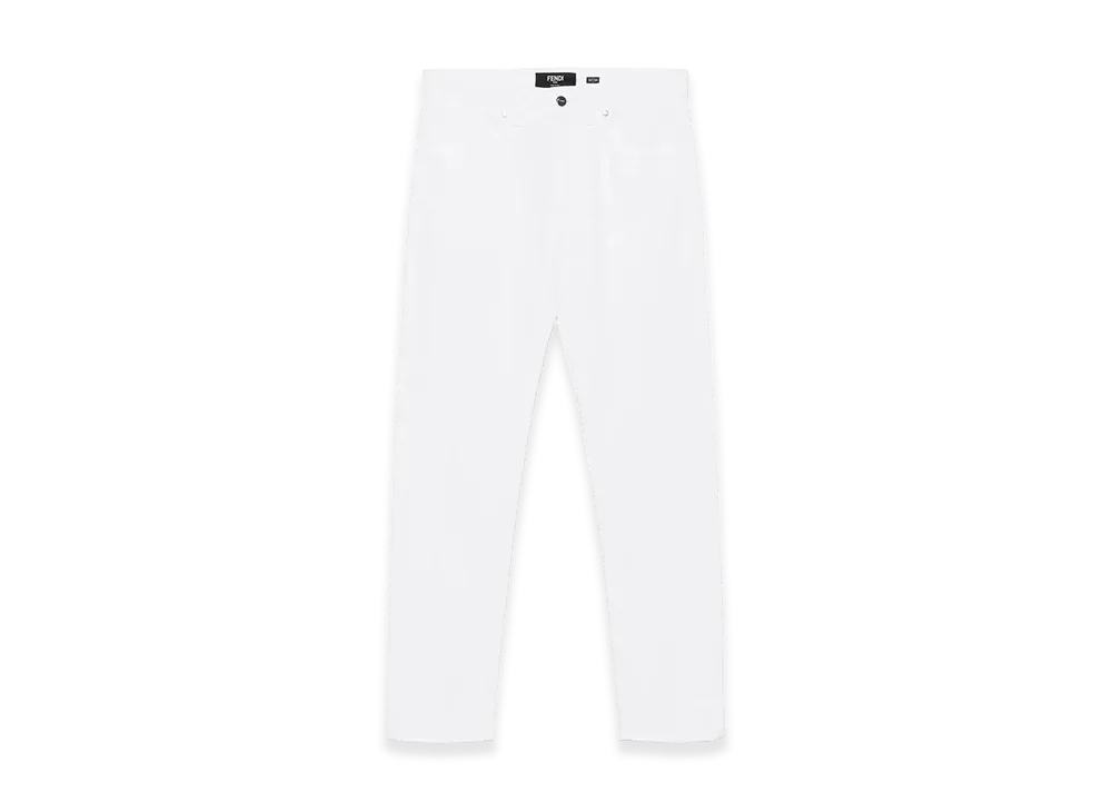 FENDI Selleria Jeans Trousers "White"