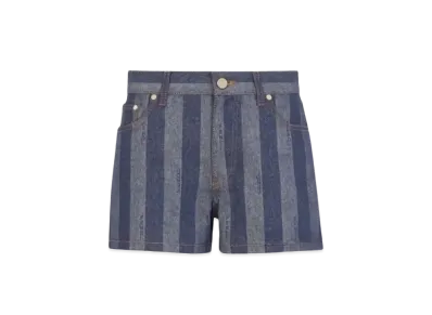 FENDI Short Jeans Pequin Denim Short Pants "Blue"
