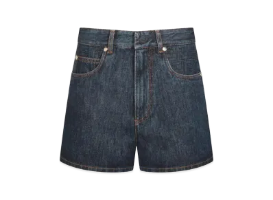 FENDI Women's FF Padded Shorts "Blue"