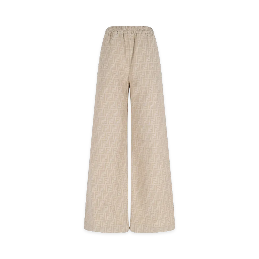FENDI Women's Trousers "Beige"