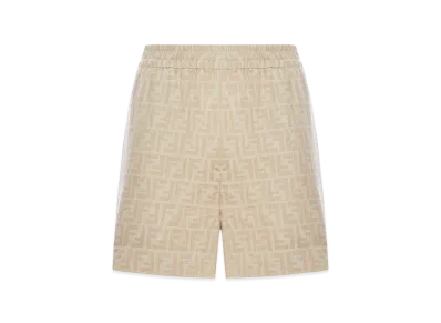 FENDI Women's Shorts FF Chambray "Beige"