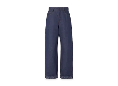 FENDI Women's FF Reverse Jeans "Blue"