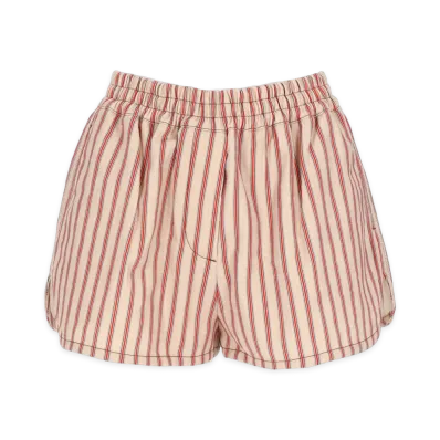 FENDI Women's Shorts In Denim FF A Righe "Beige"