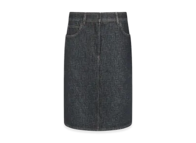 FENDI Women's Mini Skirt "Indigo Blue"