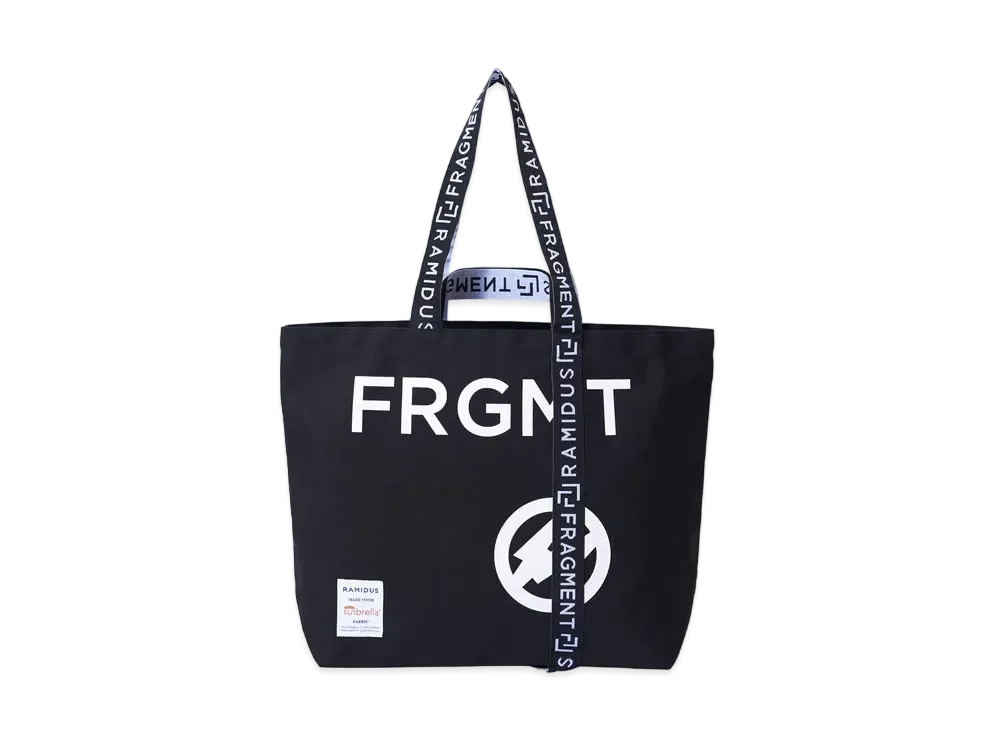 FRAGMENT x RAMIDUS TOTE BAG (L) "Black"