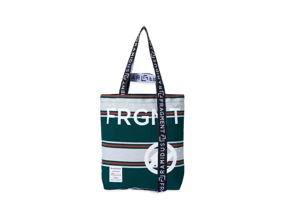 FRAGMENT x RAMIDUS TOTE BAG (M) "Green Grey"
