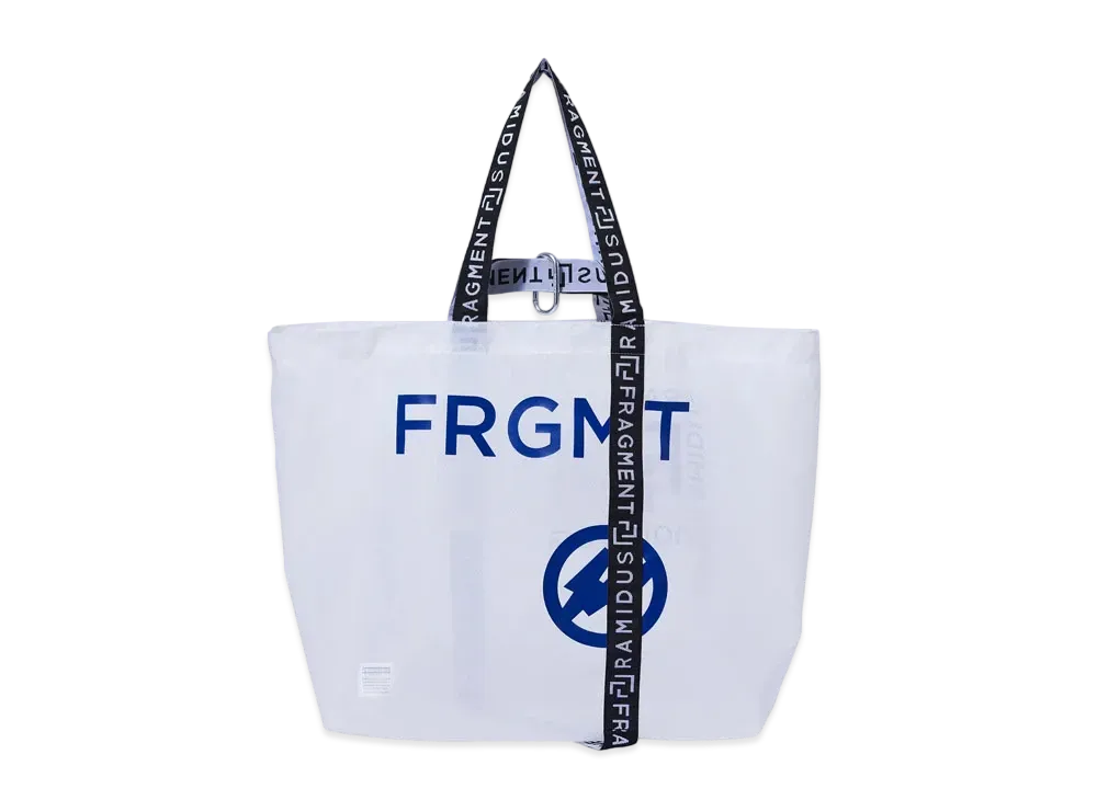 FRAGMENT x RAMIDUS TOTE BAG (LL) "White"