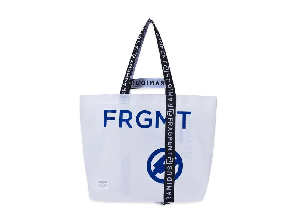 FRAGMENT x RAMIDUS TOTE BAG (L) "White"