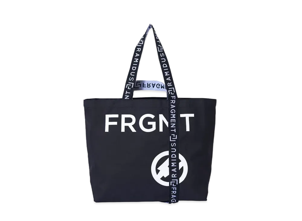 FRAGMENT x RAMIDUS TOTE BAG (L) "Black"