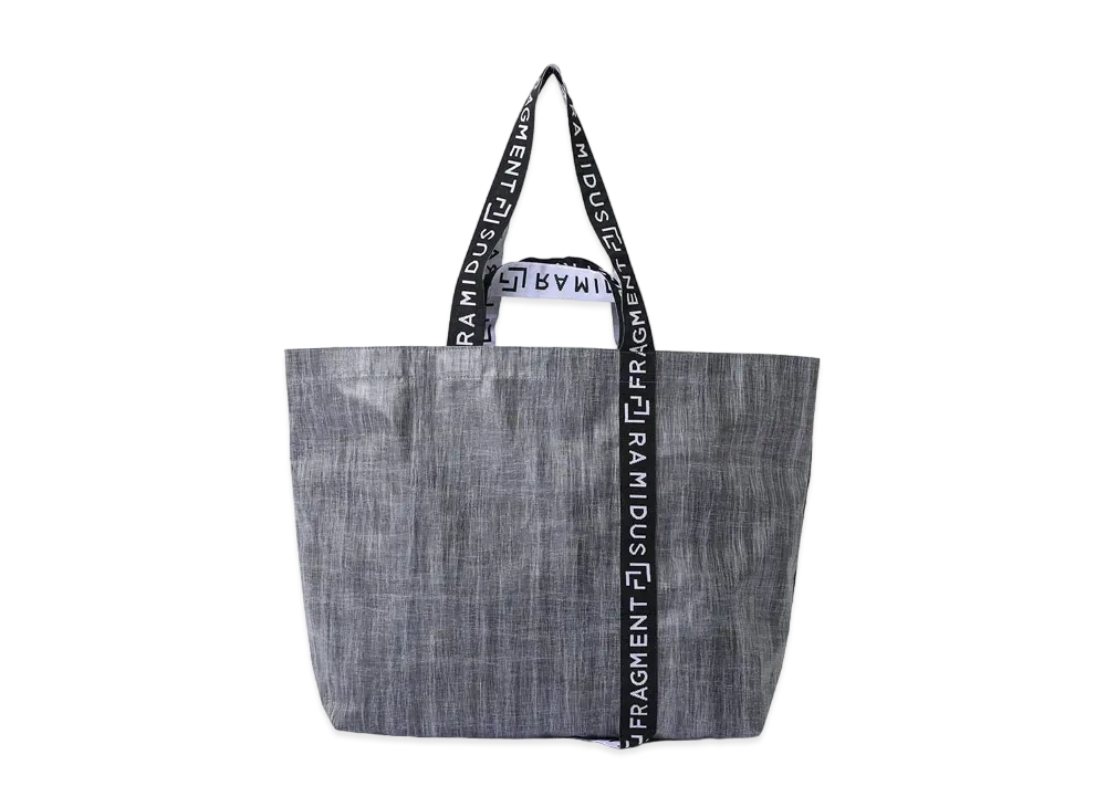 FRAGMENT x RAMIDUS TOTE BAG (L) "Black Heather"