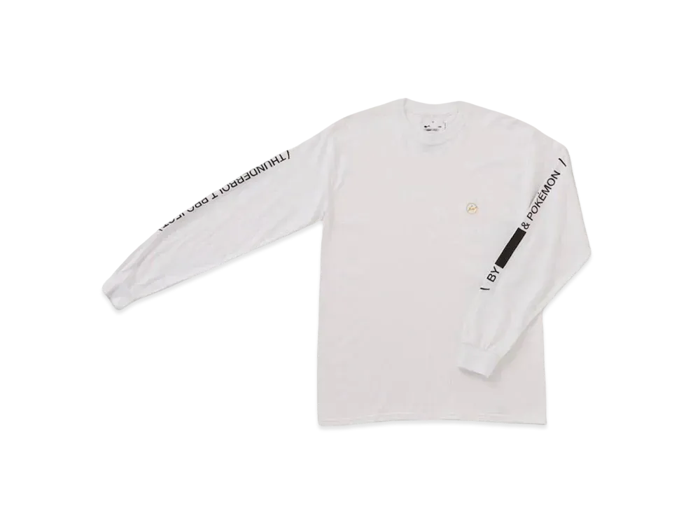 FRAGMENT x POKEMON THUNDERBOLT PROJECT PRINT L/S TEE "White"