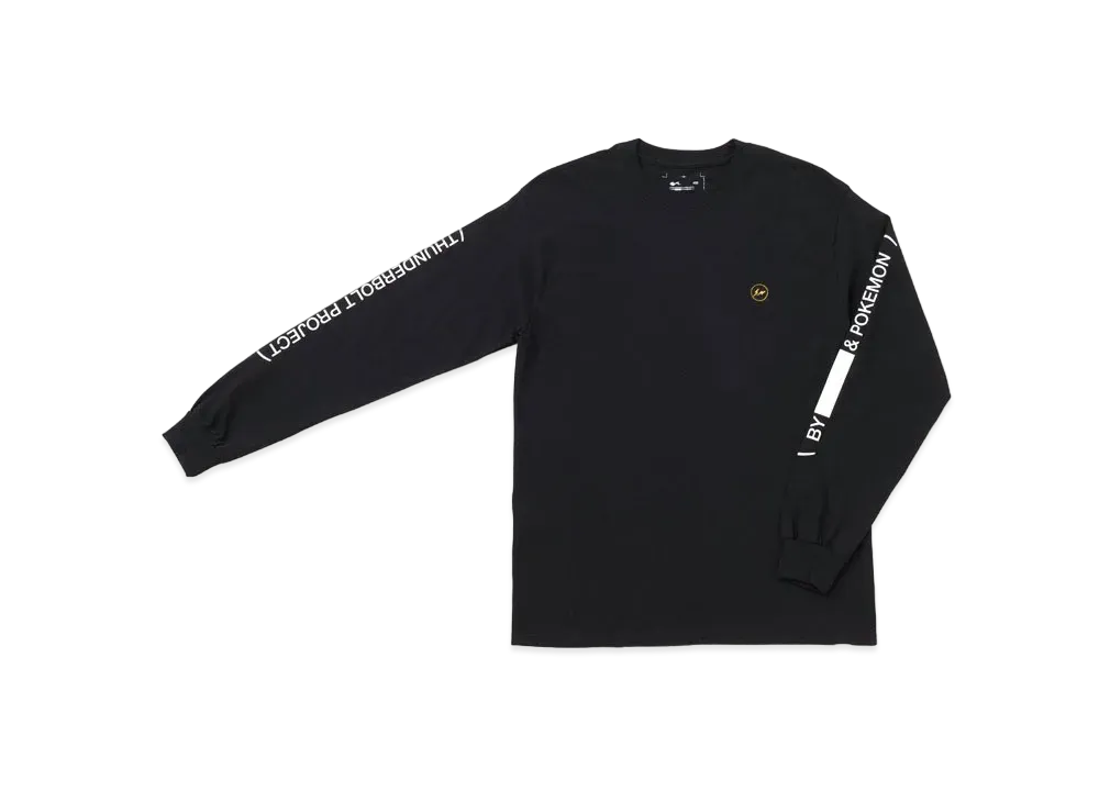 FRAGMENT x POKEMON THUNDERBOLT PROJECT PRINT L/S TEE "Black"