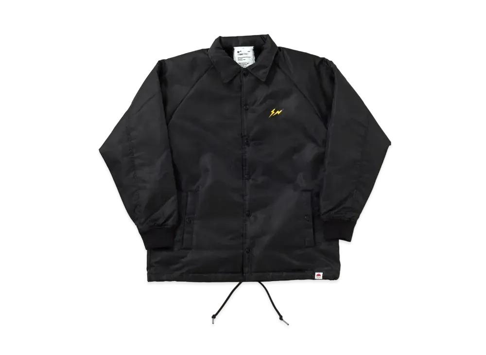 FRAGMENT x POKEMON THUNDERBOLT PROJECT PRINT COACH JACKET "Black"